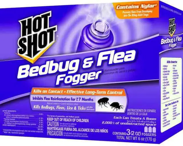 will bed bug flea fogger damage the mattress